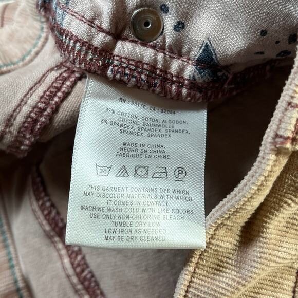 Pilcro And The Letterpress Anthropologie Parallel Pants Womens Size 30 Pink - Picture 8 of 11